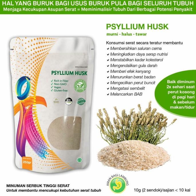 

PSYLLIUM HUSK MURNI 250 HALUS TERLARIS