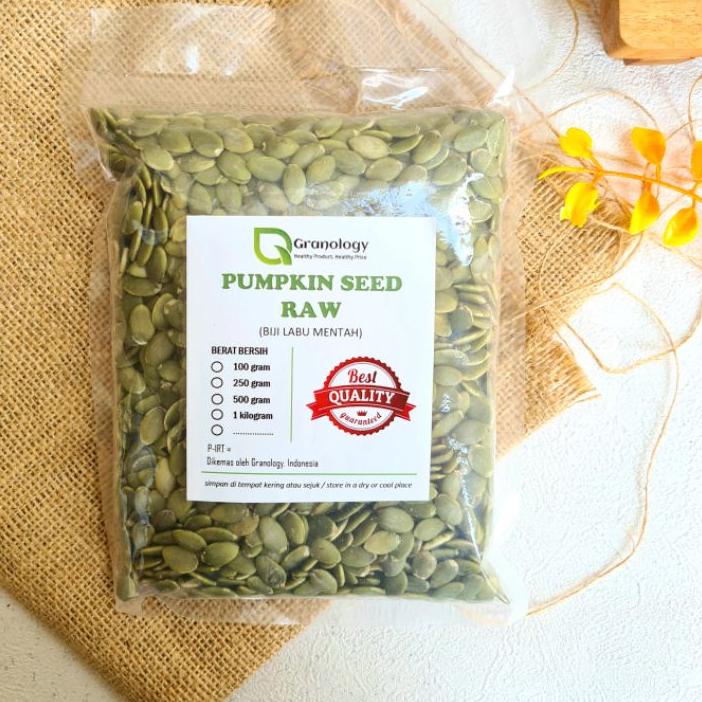 

♢ Biji Labu Mentah / Raw Pumpkin Seed - 500 gram ☁
