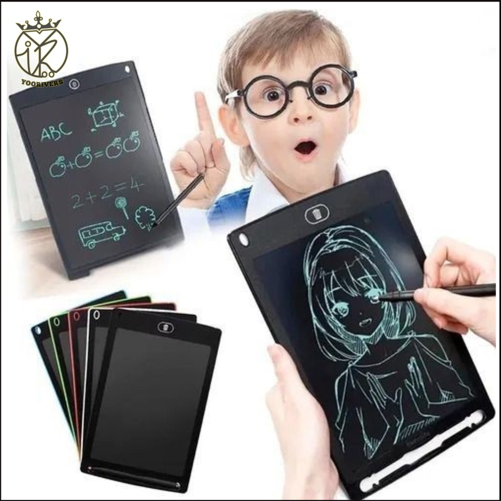 Papan Tulis Lcd Anak Tablet Papan Tulis Lcd Writing Mainan Papan Tulis Anak