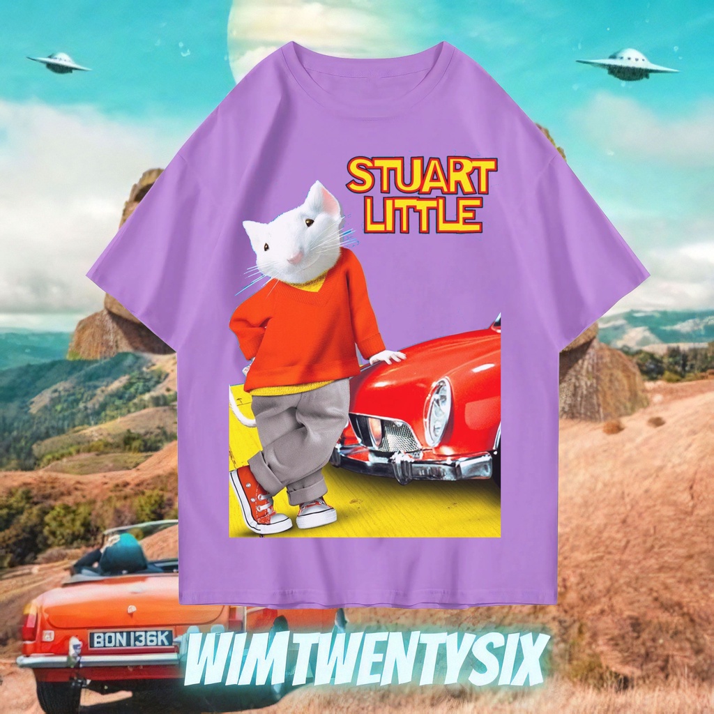 KAOS OVERSIZE STUART LITTLE VINTAGE TEE