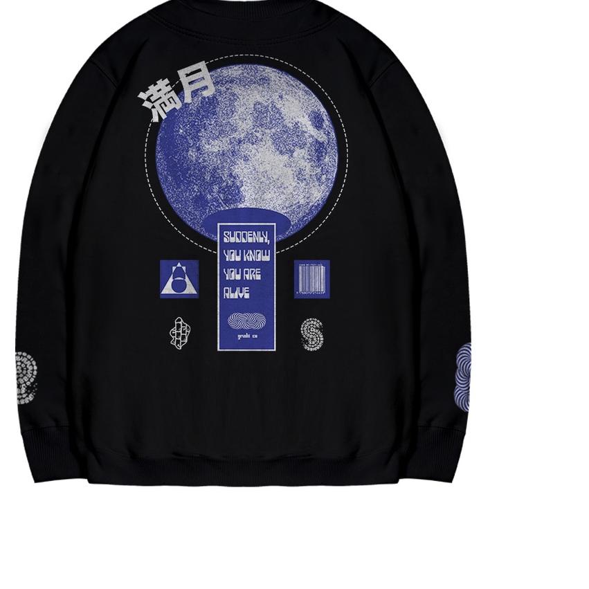 ✤ GRDT Moon Sweatshirt Black ۩