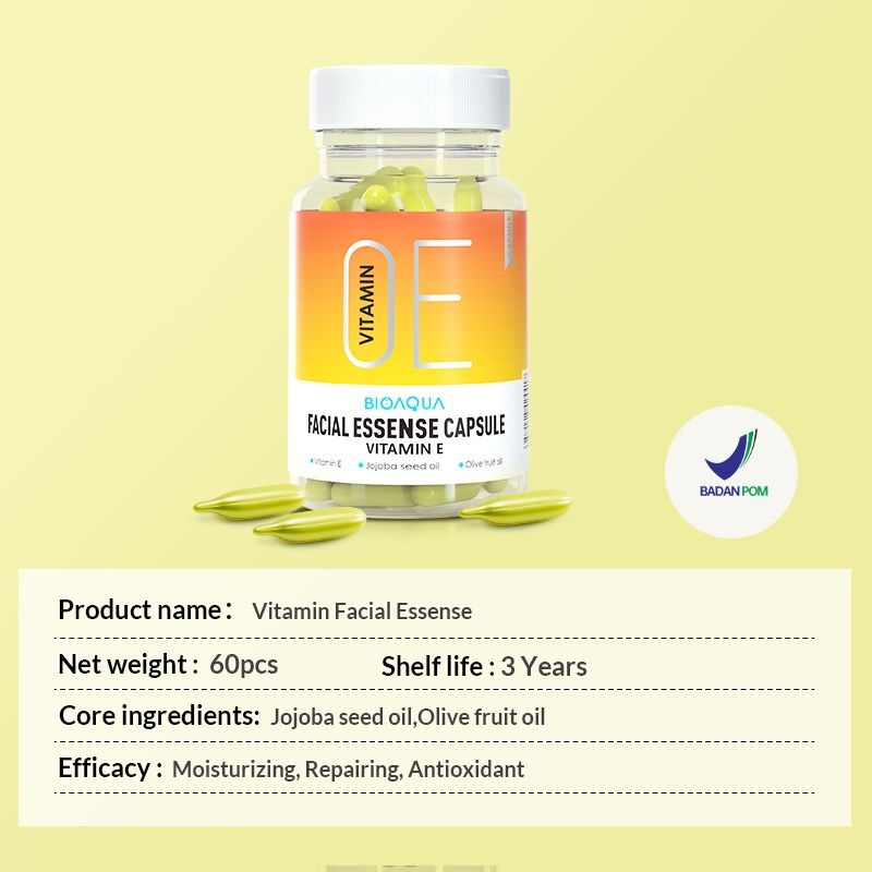 ANIMATE FACIAL OIL SERUM WAJAH ANIMATE/BIOAQUA SERUM WAJAH ESSENCE VITAMIN E/ SERUM ANIMATE BIOAQUA 