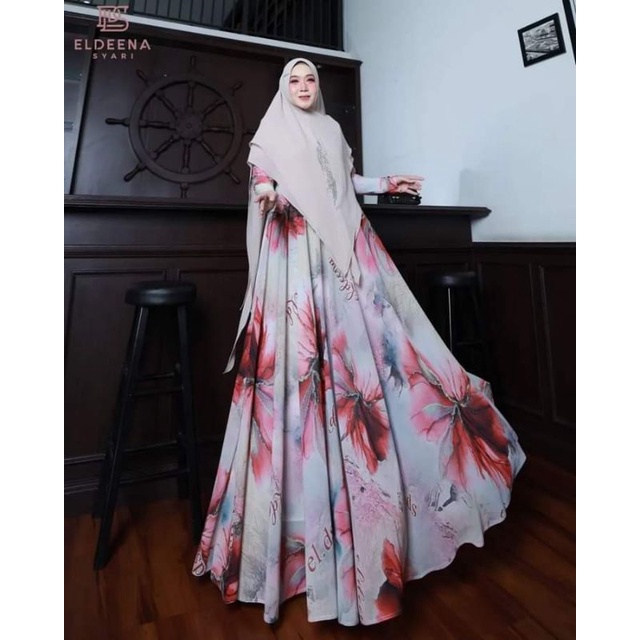 Clarissa syari original produk eldeena by Kanaya