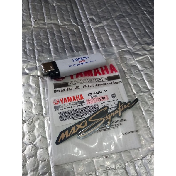Emblem Sticker Logo Maxi Signature Aerox Aerox155 Nmax155 Nmax Old Original YGP