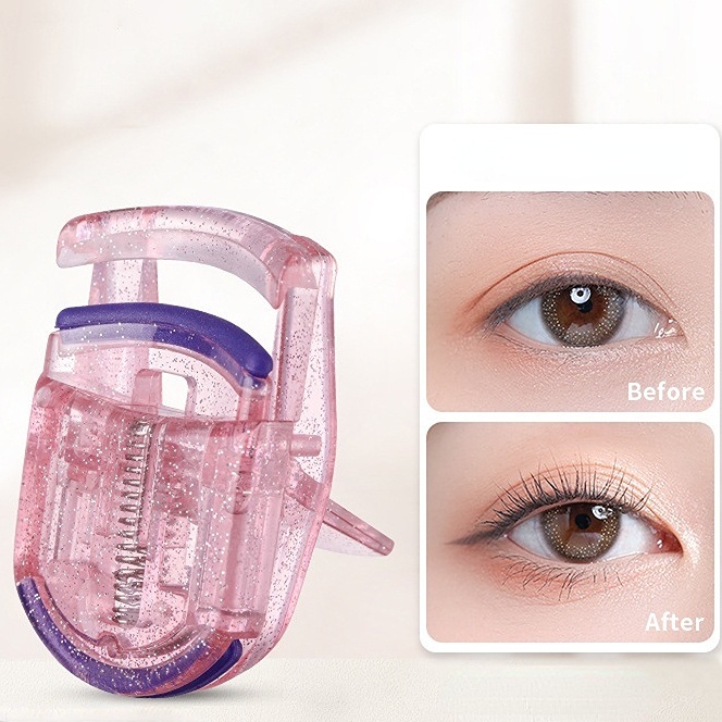 1pcs Penjepit Bulu Mata Sudut Lebar Tahan Lama Flash Bubuk Penjepit Bulu Mata Kecil Portable Sun Flower Partial Eyelash Curler Makeup Tools