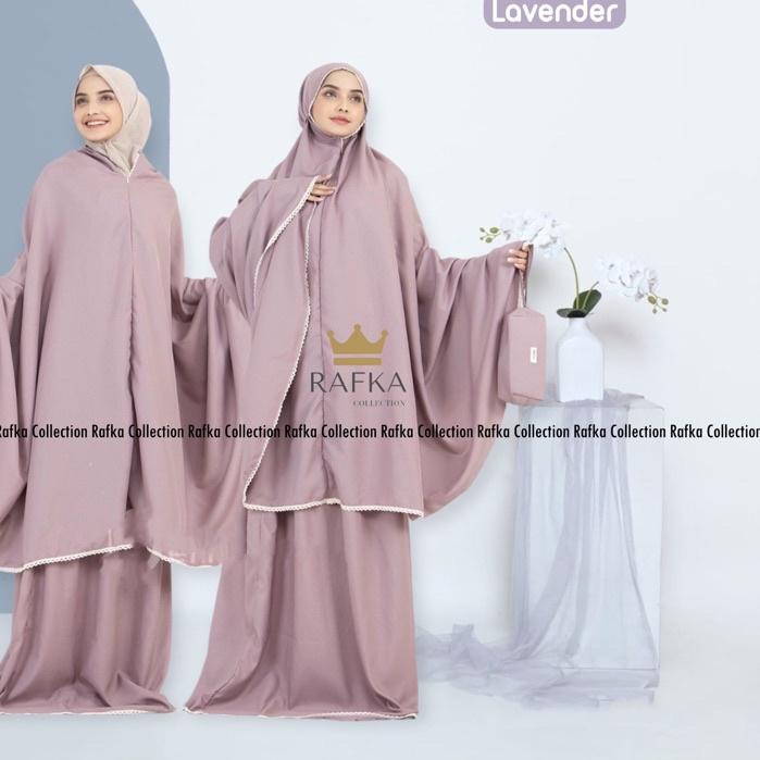 (COD) MUKENA DEWASA 2IN1 TRAVELING KATUN AZZURA