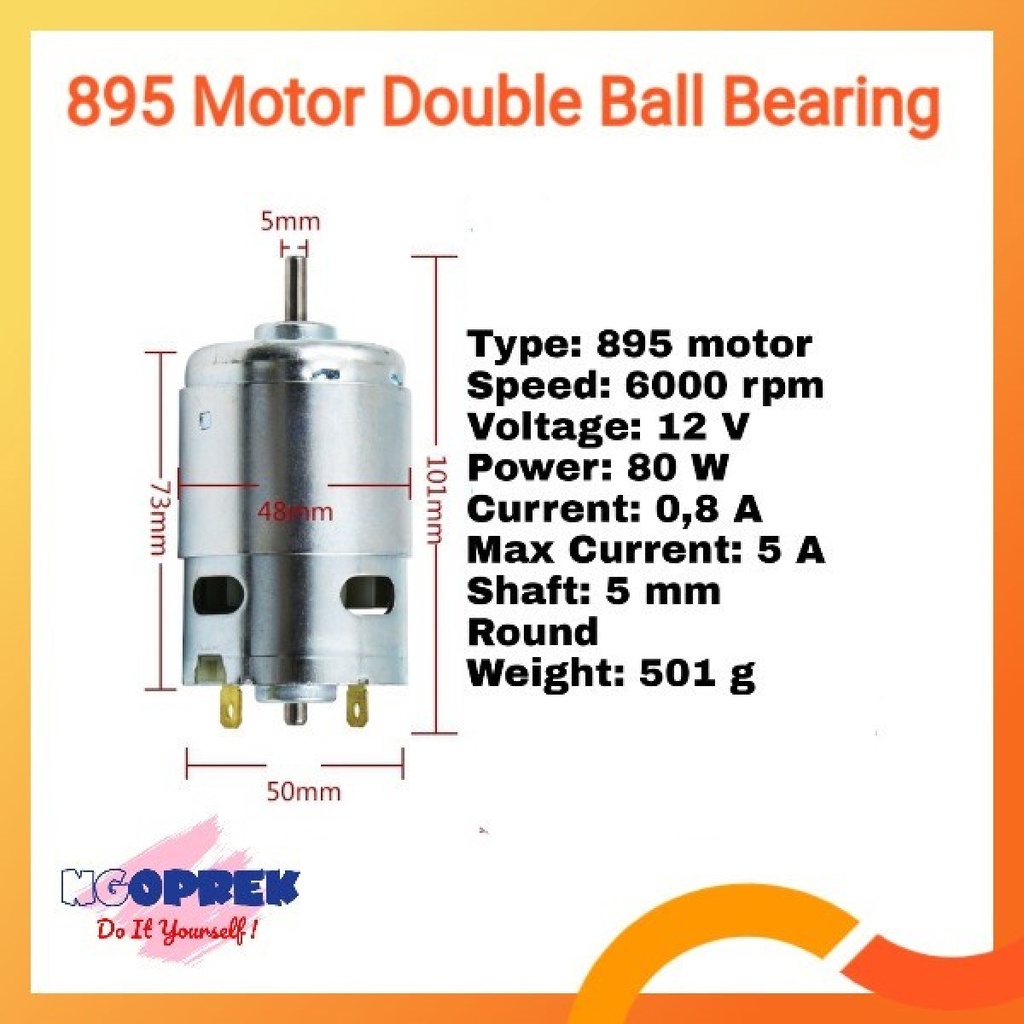 Dinamo 895 Double Ball Bearing 895 Motor