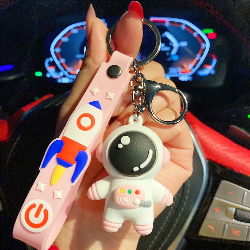 Gantungan Kunci Bentuk Astronot Kartun Untuk Hadiah Ulang Tahun