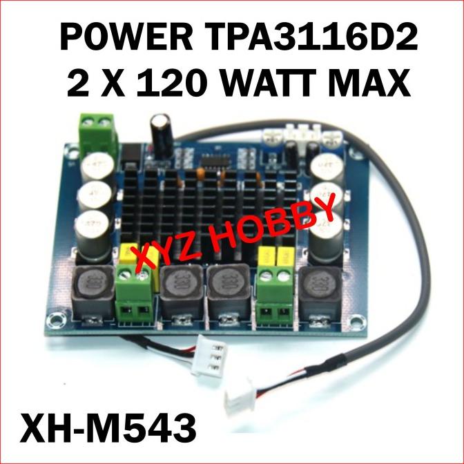 Xh-M543 Power Class D Tpa3116D2 Stereo Power Amplifier Tpa3116 543