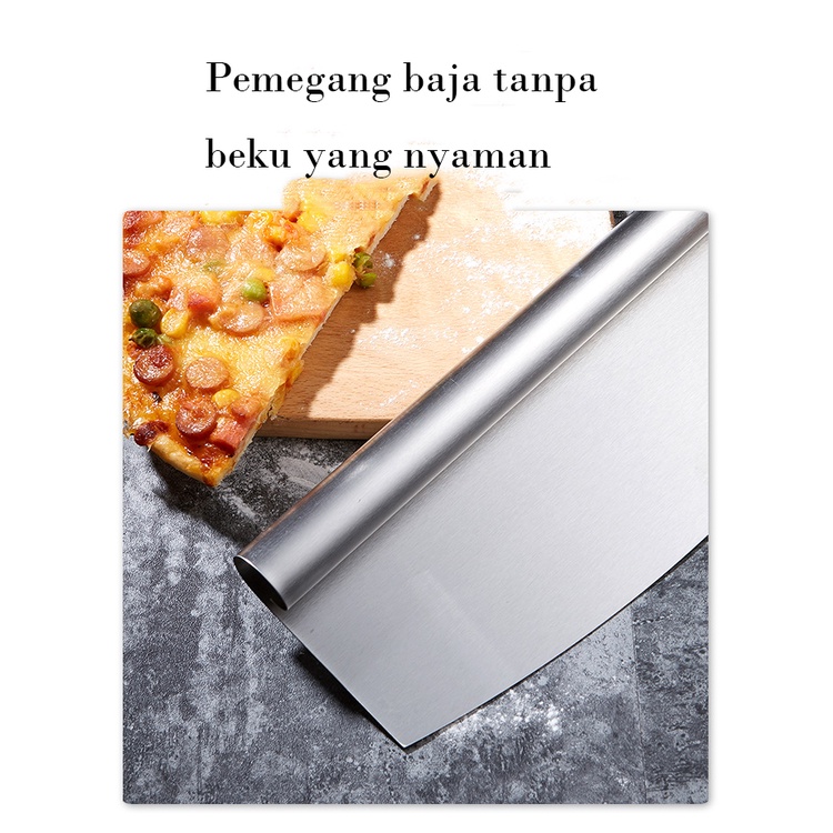 Pemotong Pizza 28/32/35cm/Dough/Pastry Rocker Stainless Pastry Chopper