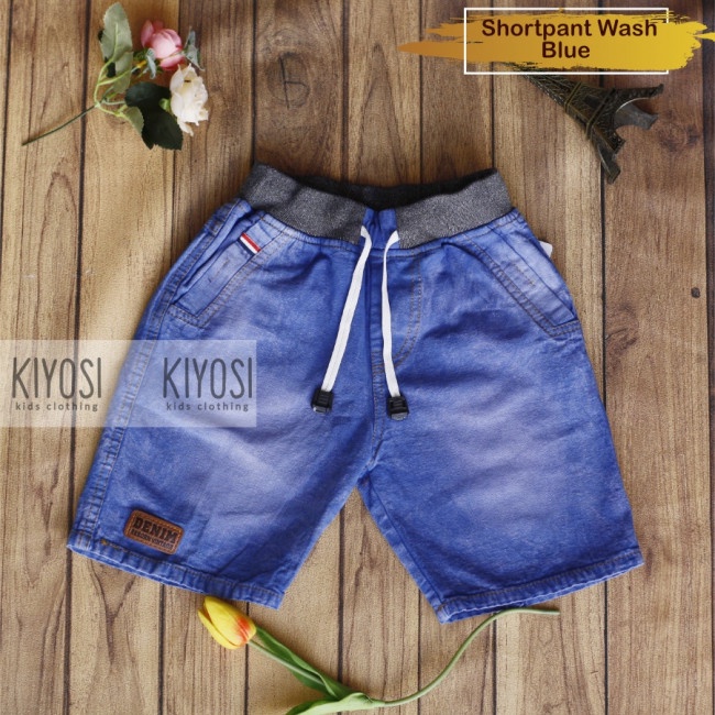 Celana Pendek Shortpant Wash Anak Unisex Keren COD