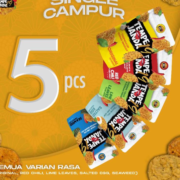 

♪ Snack Keripik Tempe Janda19 Paket Single Campur (Isi 500gr) ℗