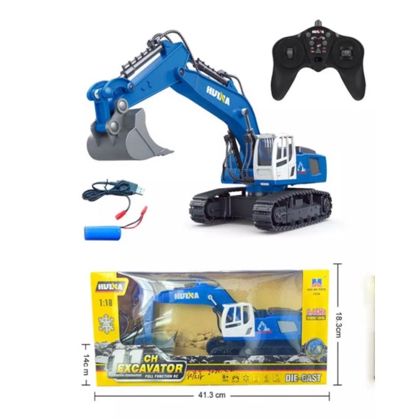

Promo RC Excavator Huina 1558 1551 1516 1/18 Mainan Alat Berat Beko Eksavato - 1558 Biru Berkualitas