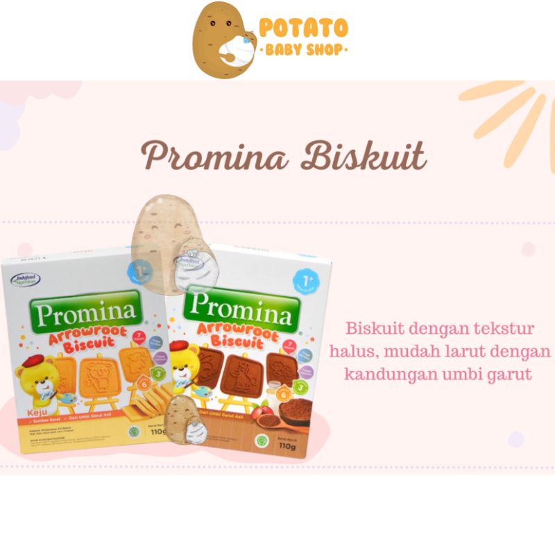 Promina - Arrowroot Biscuit 1+ / Biskuit Anak 1th