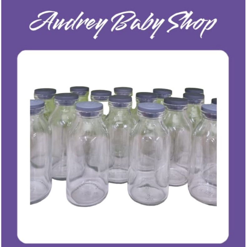 Breastmilk Glass Bottle 100ml / Botol ASI Kaca Murah !!! harga per pcs