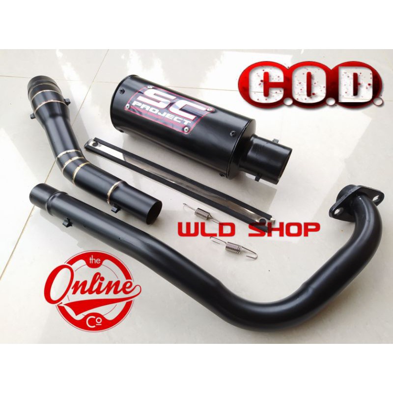 Knalpot racing SC project PROJEK CB150R Vixion r15 CBR 150R sonic