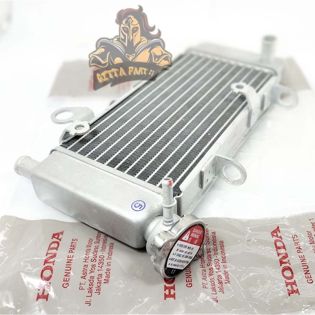 RADIATOR HONDA K15 KUALITAS ASLI ORIGINAL HONDA AHM PRESISI TIDAK BOCOR PENDINGIN JADI STABIL DAN DIJAMIN AWET CBR 150R 2014-2016 CB 150R 2012-2015