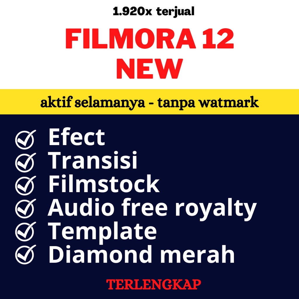 filmora 12 tanpa watermark - Full Effect - Aktif Selamanya