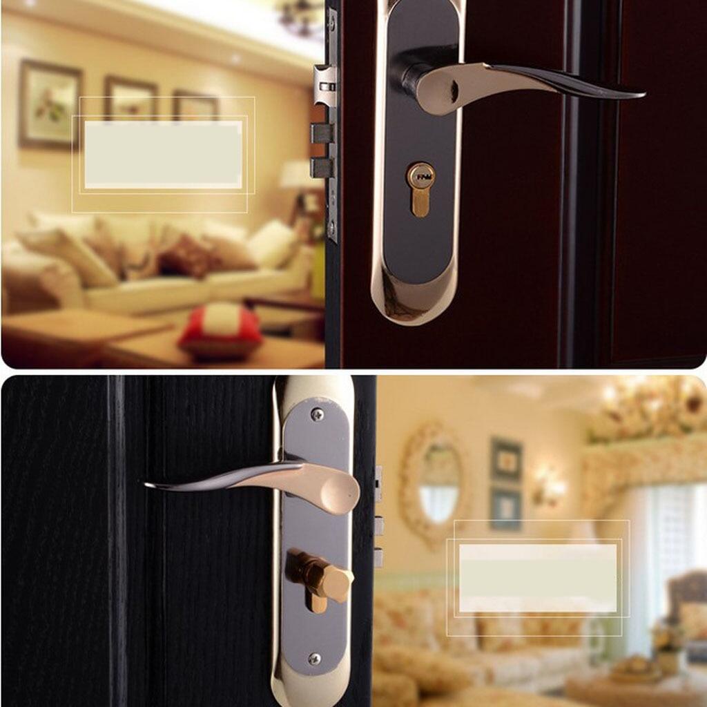 Aluminum Alloy Bedroom Universal Durable Rust Proof Hardware Mortise Lever Latch Door Lock Set