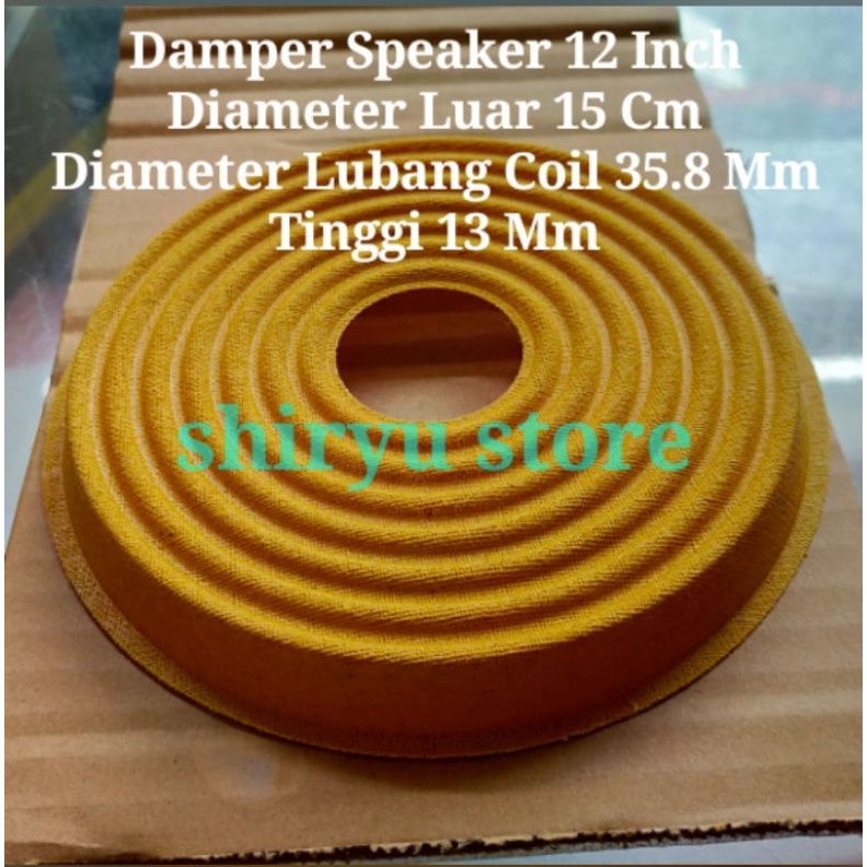Damper Speaker 12 Inci In Inch 15Cm 150Mm 15 Cm 150 Mm Tinggi Impor Coil 35.8Mm