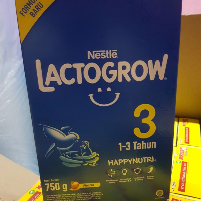 

[ COD ] Lactogrow 3 Madu 750 gram - 2×350gr Mar 23