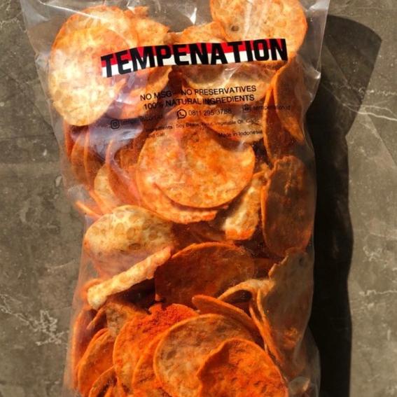 

ⅎ Keripik tempe Tempenation Balado 500gr ☇