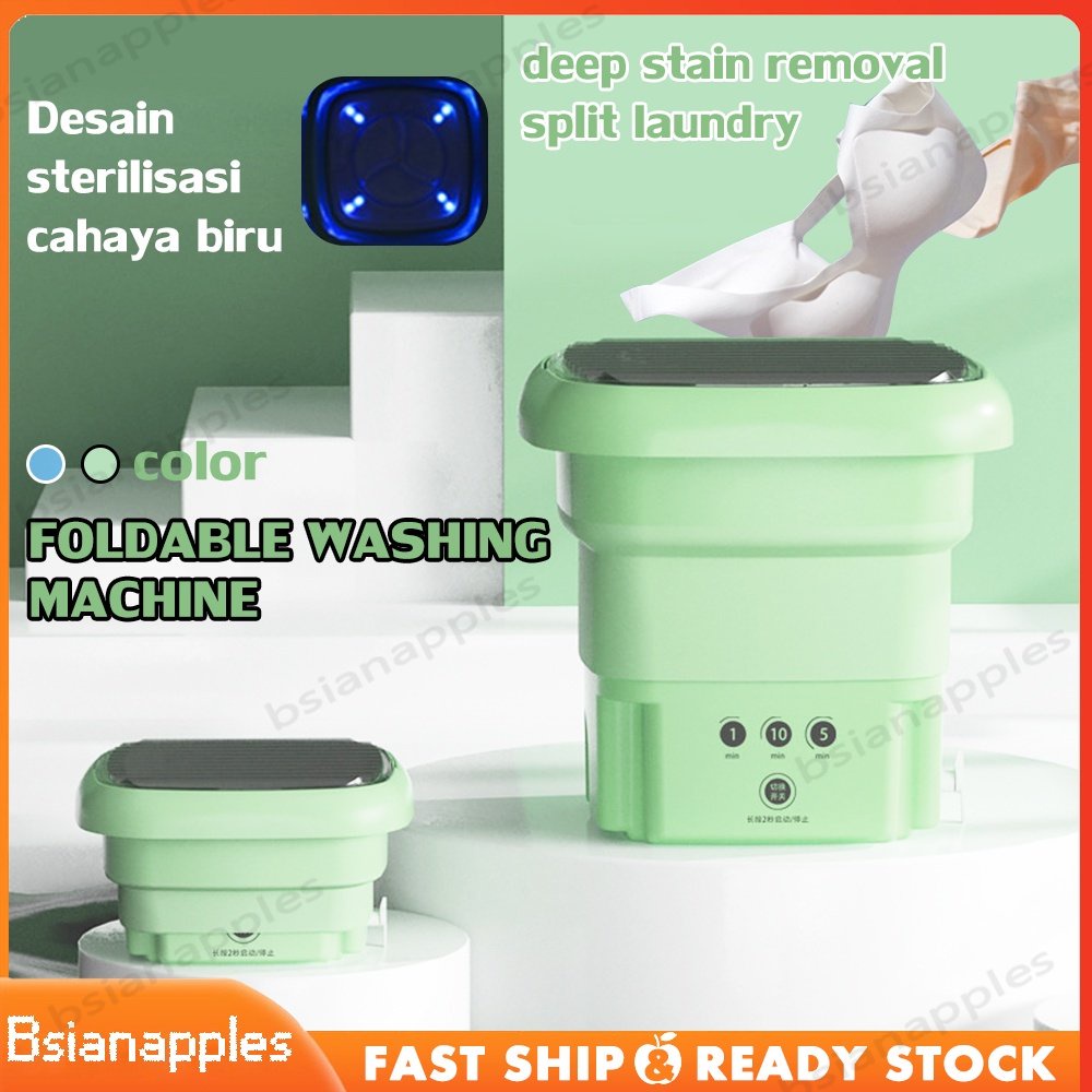 Mesin Cuci Mini Portable Mesin Cuci Lipat Mini Folding Washing Machine Mesin 4.5ML Murid Asrama Bepergian