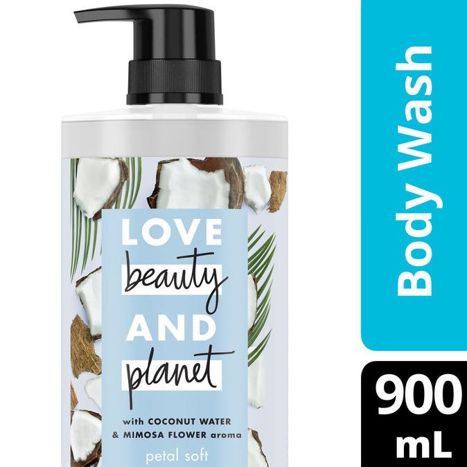 BEST SELLER LOVE BEAUTY AND PLANET BODY WASH PETAL SOFT 900ML BERKUALITAS