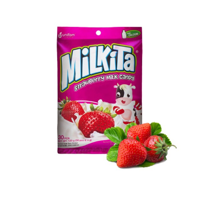 MILKITA CANDY PREMIUM 120GR STRAWBERRY