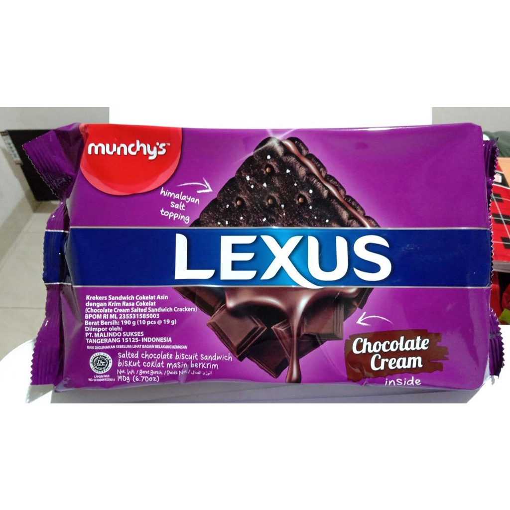 BARU!! Lexus Chocolate Cream Topping Himalayan Salt/ Lexus rasa Coklat 190grm