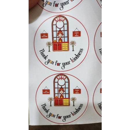 

STIKER LABEL MAKANAN / STIKER THANK YOU / STIKER VINYL / STIKER LUCU / STIKER 5cm / STIKER COOKIS
