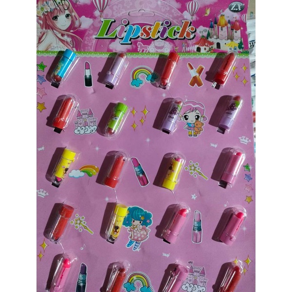 

(20 PCS) Mainan Anak lipstik 1 Lembar