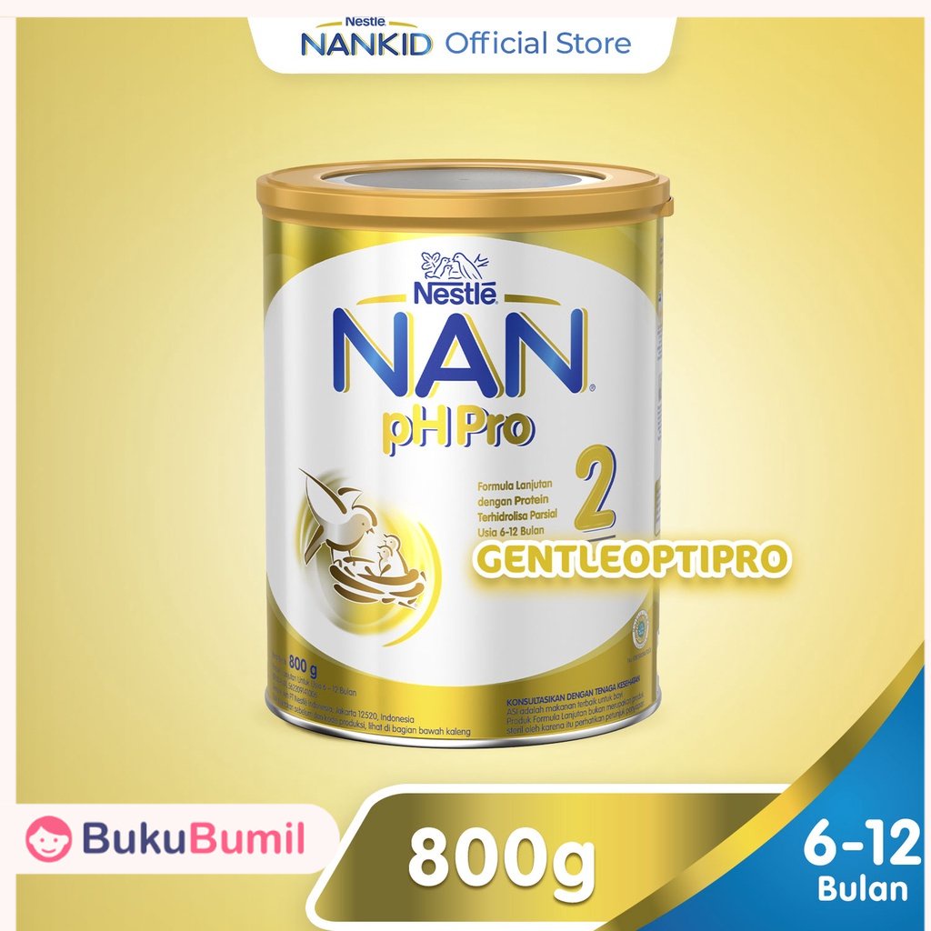 NAN Susu Bayi & Anak Umur pH Pro Susu Formula 6-12 bulan Kaleng 800g NESTLE NAN