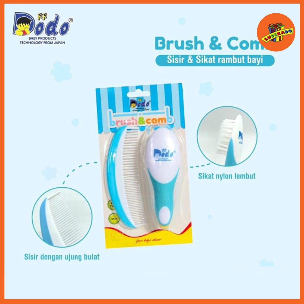 DODO Brush &amp; Comb - Sisir Bayi