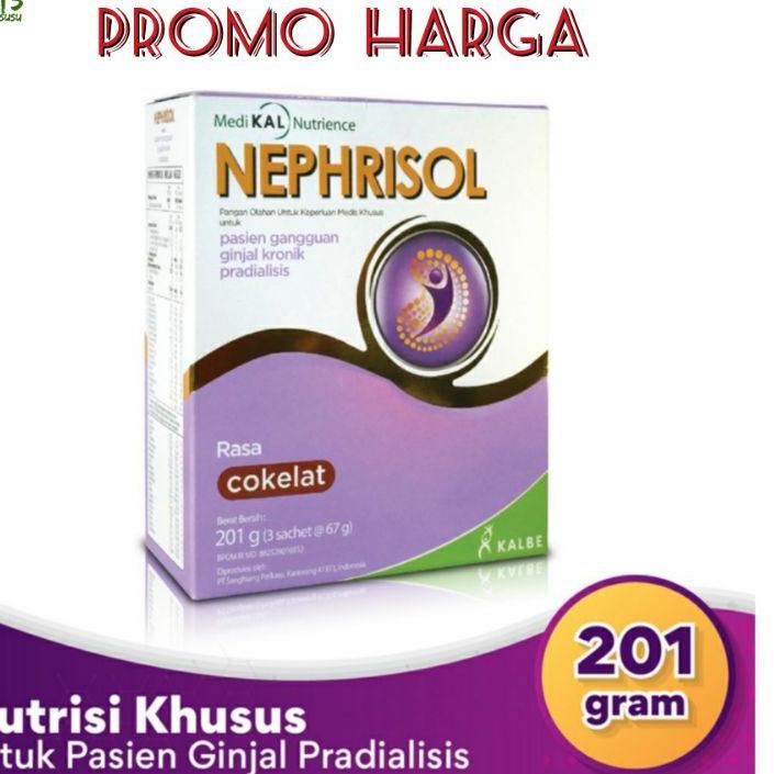 

✮ Nephrisol 201gr Vanila coklat susu pasien Ginjal pra dialisis ☪