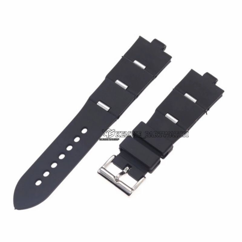 Tali BVLGARI DIAGONO AL38A Strap Jam Tangan Bulgari Rubber 16 20 24mm