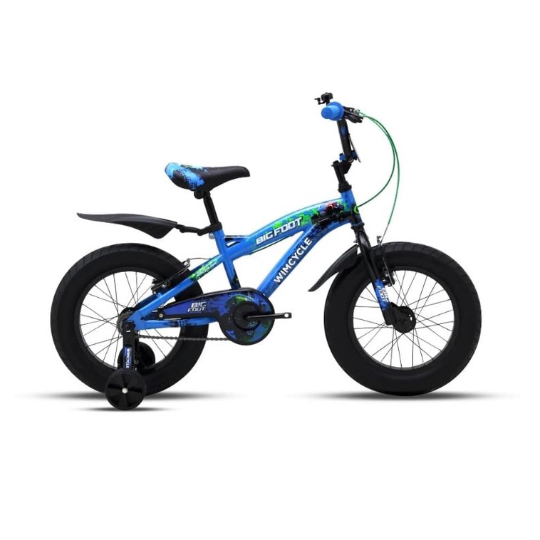Sepeda anak laki laki BMX WIMCYCLE BIG FOOT uk 16 inch dan 18 inch