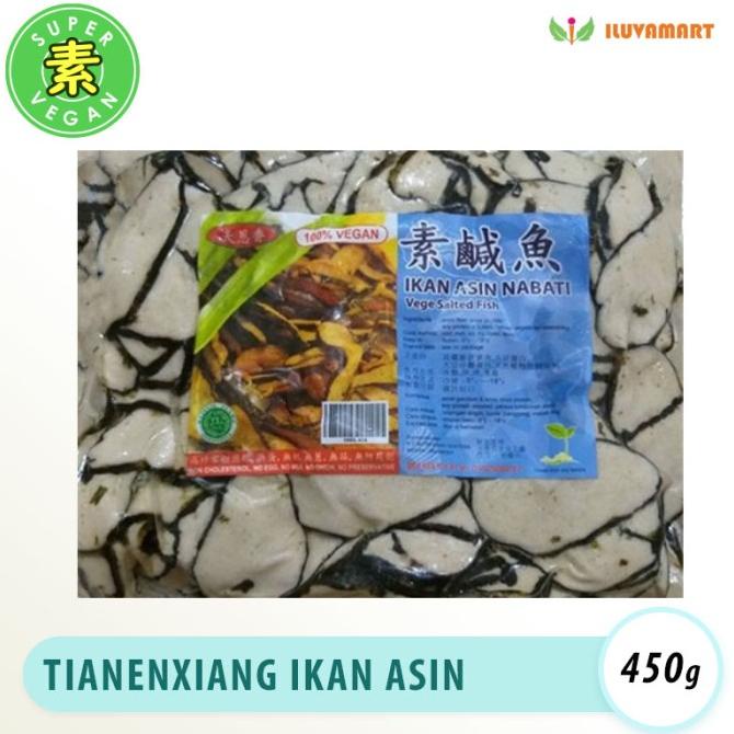 

Tian En Xiang Sliced Salted Fish Vegan 450 gr / Ikan Asin Potong Vege TERLARIS