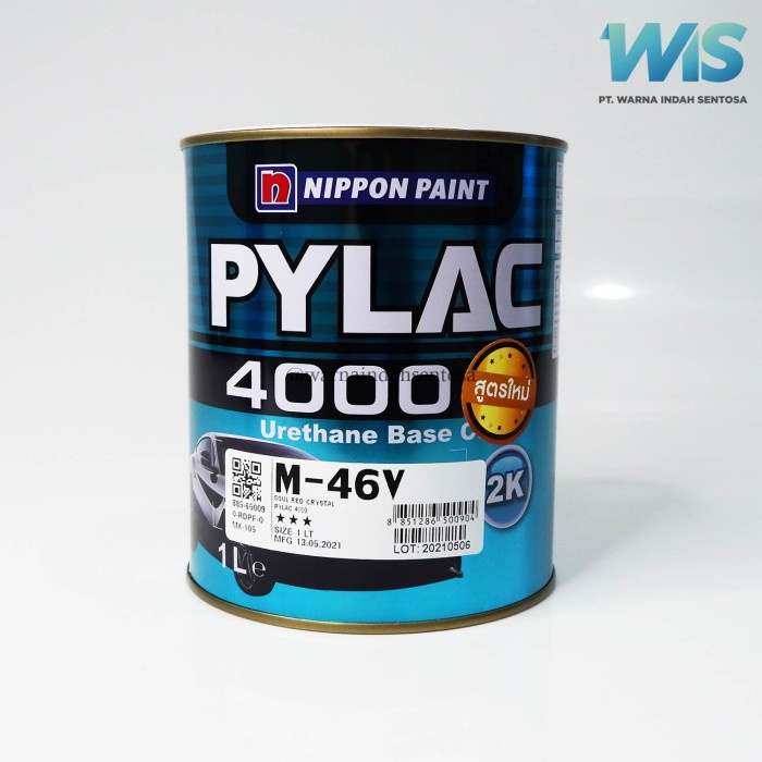 Anti Gores Nippon Paint Pylac M-46V Soul Red Crystal (Candy) 1 Ltrset
