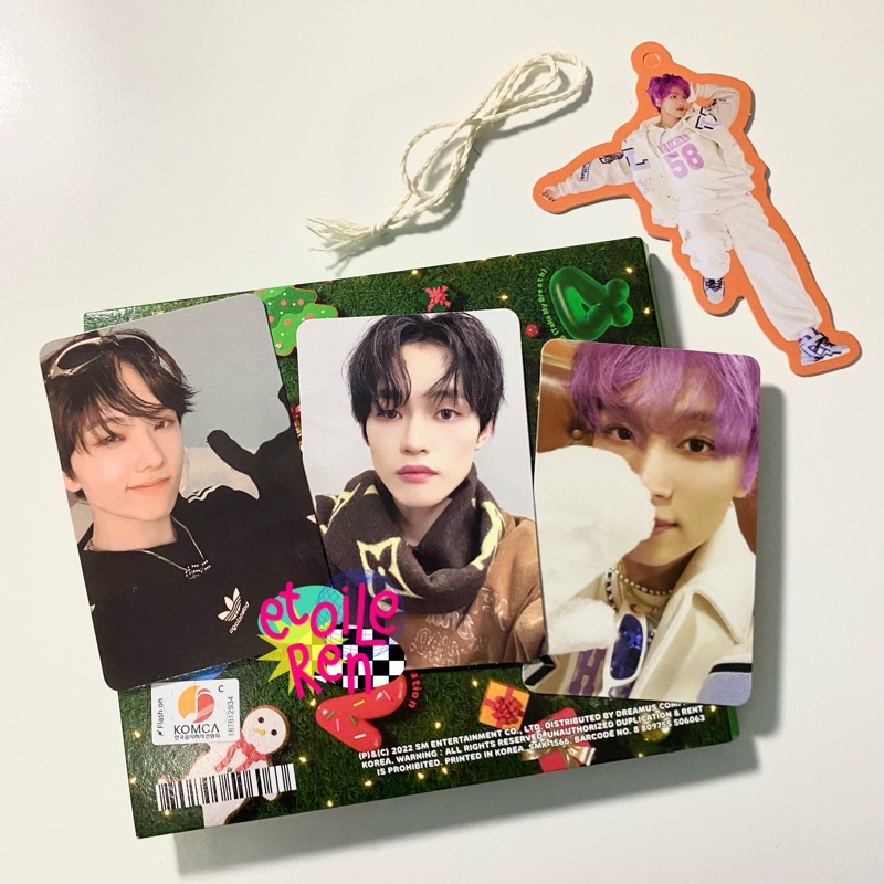 NCT DREAM Candy Photocard PC - Haechan Digipack Jisung SMini Chenle Special Ver. Haechan Paper Ornam