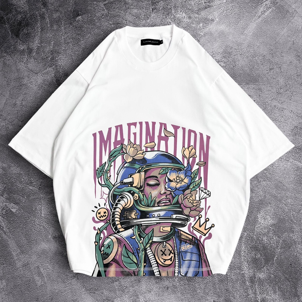 [Oversize] BAJU KAOS OVERSIZE / OVERSIZE T-SHIRT &quot;imagination&quot;