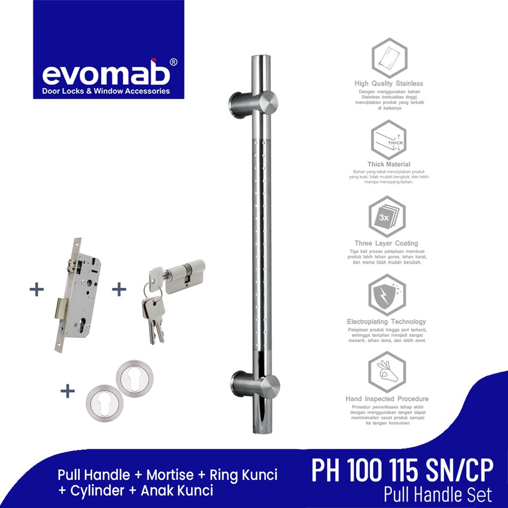 evomab Pull Handle Pintu Minimalis PH100-115