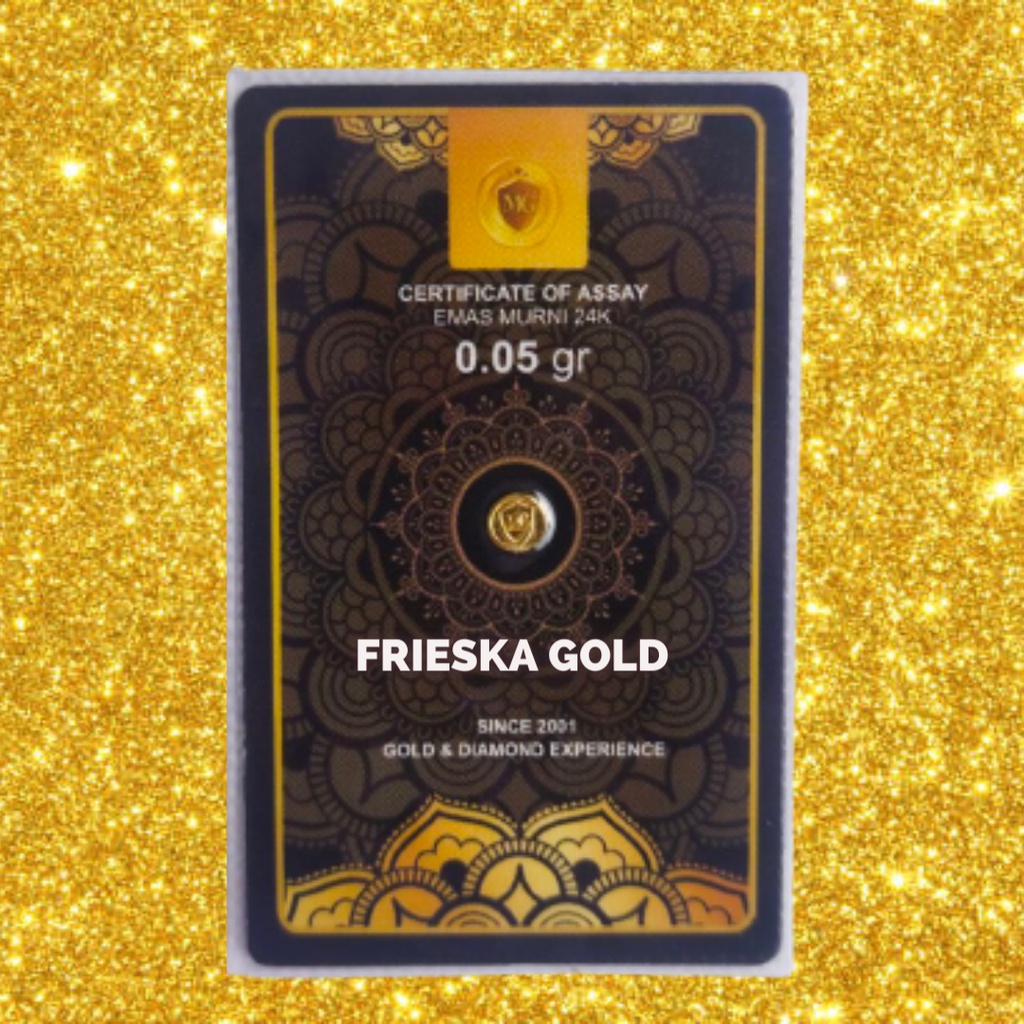 LM Logam Mulia Emas Minigold Mini Gold Emas Mini Black Series 24K Certicard  0.05 Gram