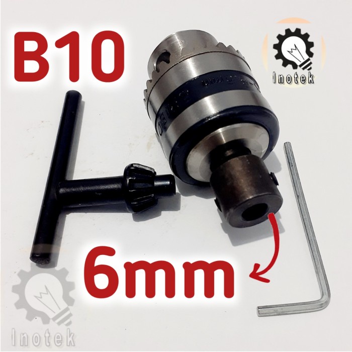 Bloko B10-6Mm Kepala Bor Dan Arbor Konektor Ke As 6Mm