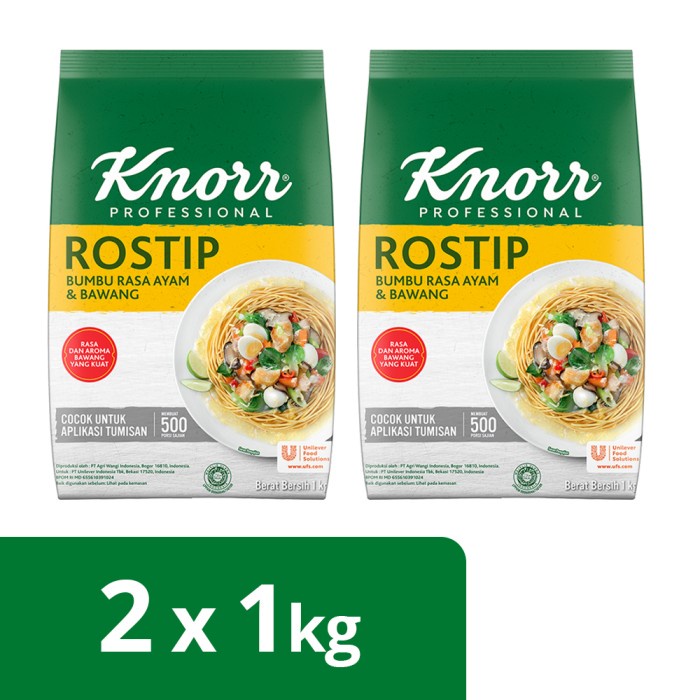 

Knorr Bumbu Penyedap Rostip Pouch 1Kg Twinpack