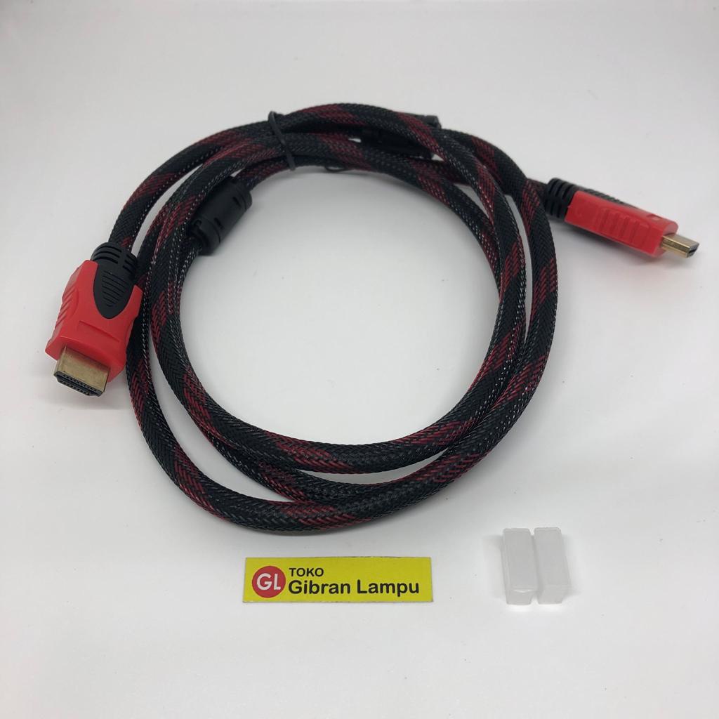 Kabel HDMI - Cabel HDMI to HDMI 1.5 Meter TV Laptop Proyektor LED LCD Cable