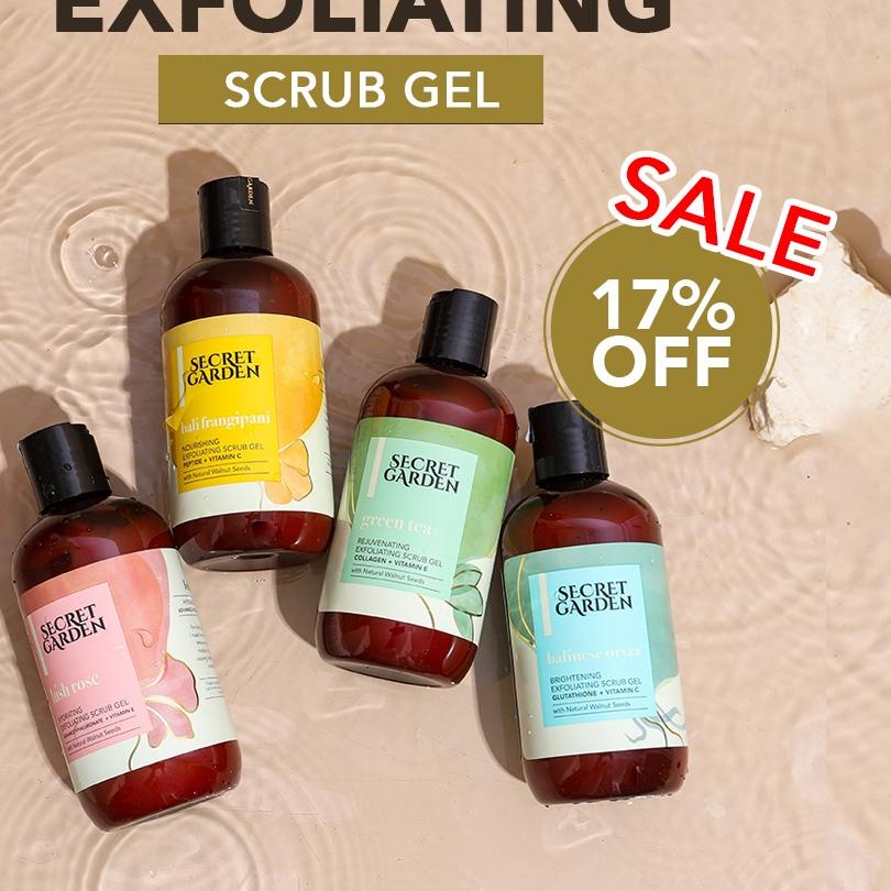 ❄ Secret Garden Exfoliating Body Scrub Gel 250ml ➮