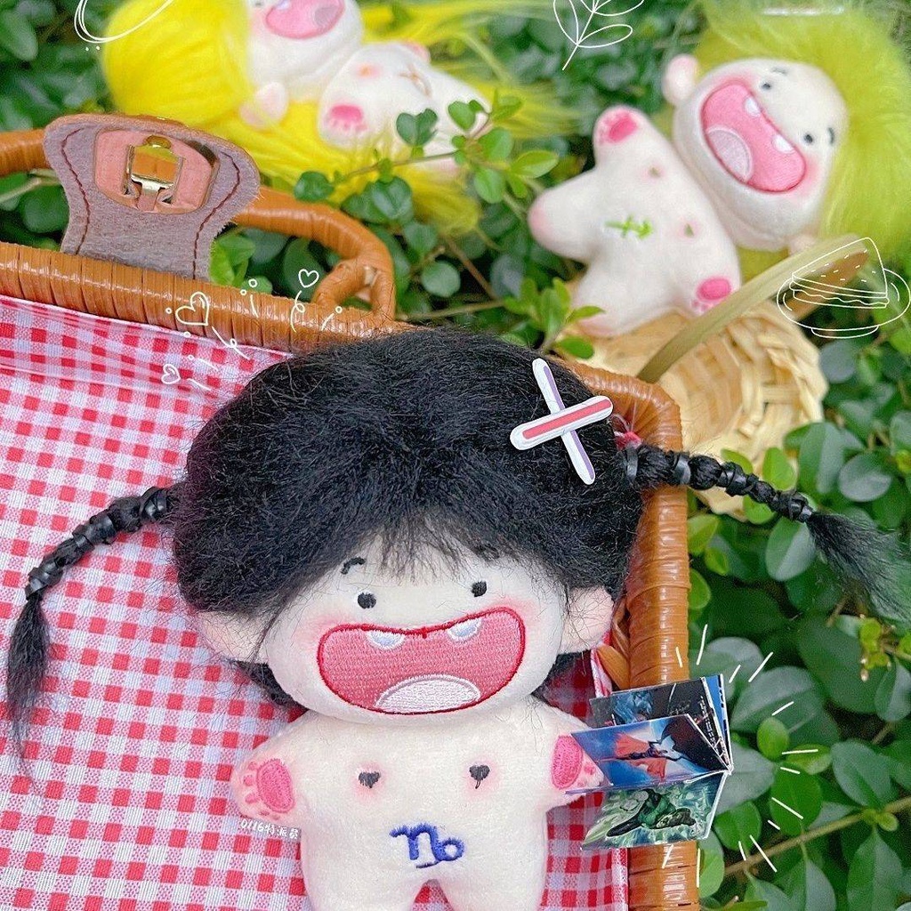 [COD] 10cm Boneka Katun 12stelasi Plush Doll Gigi Merindukan Boneka Telanjang PP Katun Anime Wajah Boneka Mini Handmake Mainan Liontin Hadiah Ulang Tahun Anak Perempuan