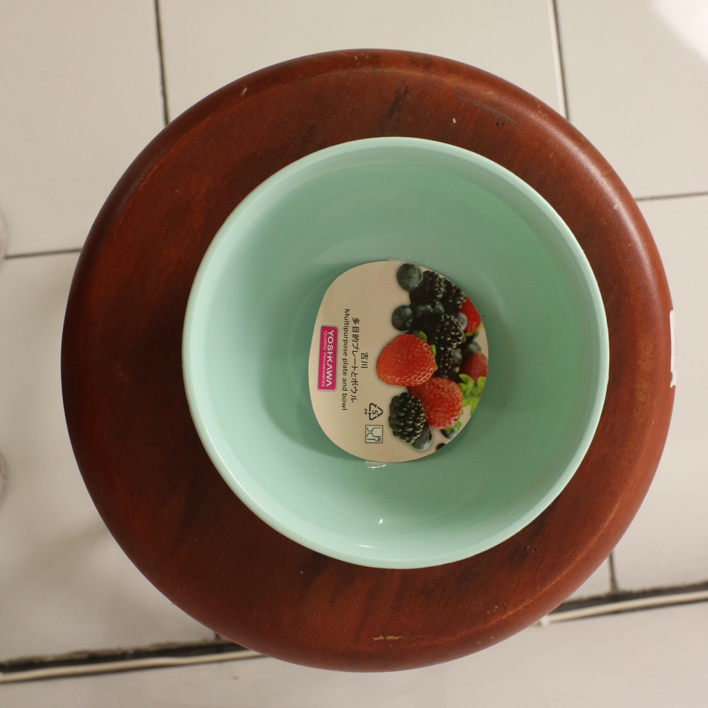 DM - Mangkok Mangkuk Buah Kuah Plastik Yoshikawa EGL M-015 14 Cm