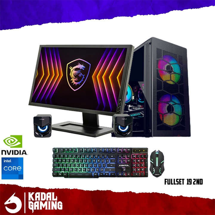 PC GAMING VALORANT INTEL CORE I5 2500 VGA NVIDIA 2GB TERMURAH FULLSET SIAP PAKAI